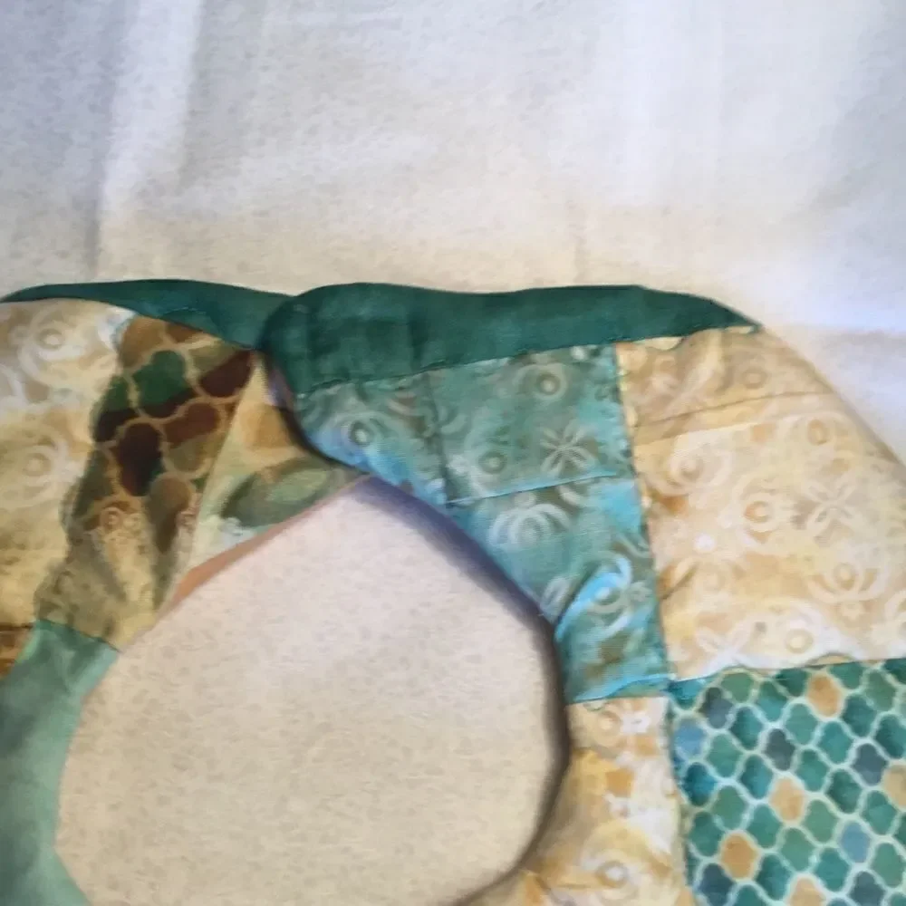 3/$25 or $12 ea. NWT Handmade Reversible Quilted Baby Bib.